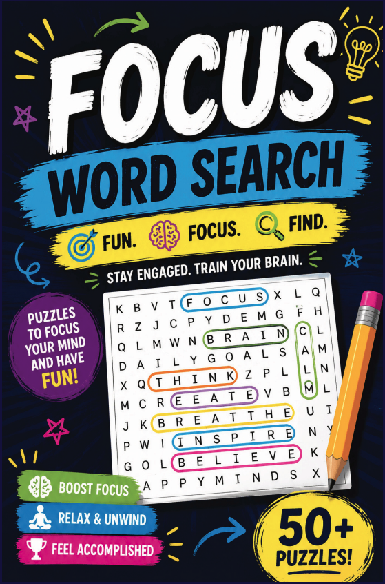 Focus Word Search book cover